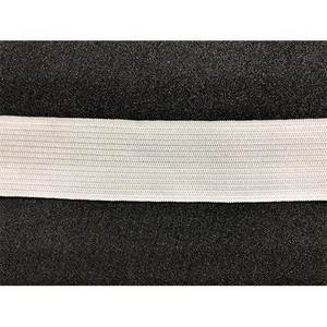 Cordons élastiques au crochet 20 mm, bande élastique plate tissée 100 % polyester pour vêtements - Product Image 1