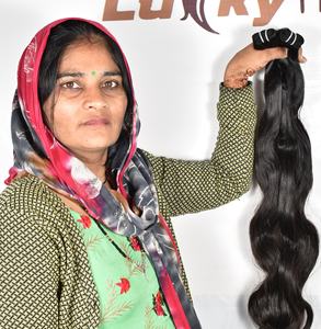 วิกผมตรงแบบลอนคลื่นหลวมผลิตตามธรรมชาติสำหรับคนอินเดีย - Product Image 6