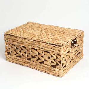 Caja de Jacinto de Agua de Tejido Abierto, Caja de Almacenamiento Hecha a Mano, Ecológica, Natural, Decoración para el Hogar, Venta al por Mayor desde Vietnam - Product Image 2
