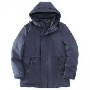 Vestes coupe-vent unisexes légères OEM pour l'hiver, tissu en toile, meilleure qualité, vente chaude, vêtements d'extérieur, col à capuche, logo sur le devant - Product Image 1