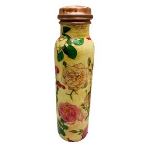 Nouveauté Bouteille en cuivre pur design au design moderne pour l'eau potable et les bouteilles de jus à un prix abordable - Product Image 3