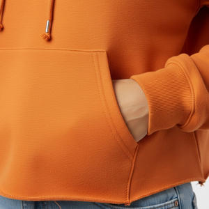 Femmes 100% Sweat à capuche imprimé en molleton de coton Fournisseur d'usine OEM Vente en gros Pull d'hiver chaud sur mesure Mode décontractée - Product Image 6