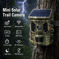 Cámara de Caza y Vida Silvestre Sensvision con Sensor CMOS de 512GB, WiFi, Disparo de 0.2s, Video 4K, Infrarrojos Ocultos, IP66, Solar, para Exteriores