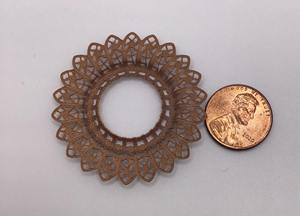 Charmant design floral cadre doré porte-photo décoratif élégant affichage de photos de table pour la décoration intérieure idée cadeau de bureau - Product Image 2