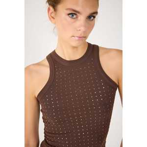 Débardeur décontracté pour femme, col halter, style basique, respirant et durable, logo personnalisé, usage quotidien - Product Image 4