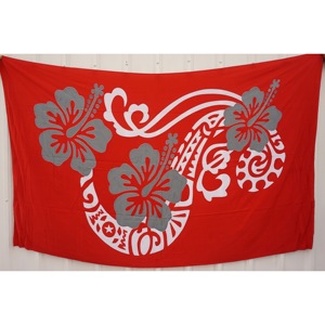 Pareos Hawaianos Pintados a Mano 100% Rayón de Alta Calidad, Ropa de Playa Personalizada al por Mayor, Cubierta para las Islas del Pacífico Asiático HPGU052-02-200 - Product Image 1