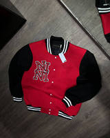 Veste universitaire personnalisée de sororité grecque |   Veste universitaire rouge et noire |   Vêtements grecs universitaires personnalisés pour les membres des sororités