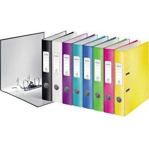 Leitz WOW <b>A4</b> Laminated Paperboard Binder Grey Durable Outer & Inner Laminated <b>Folders</b> File Organization - Product Image 6