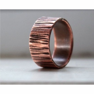 Sang Trọng 100% Tinh Khiết Đồng Ngón Tay Nhẫn Handmade Tùy Chỉnh Thiết Kế Hiện Đại Phong Cách Chất Lượng Cao Có Thể Điều Chỉnh Vật Liệu Rắn Cho Đám Cưới - Product Image 1