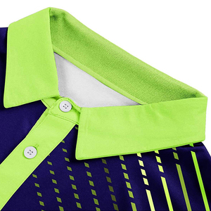 Polo manches courtes sur mesure pour homme XL High Top Trending Hot Selling Sublimation Prints Long Length Solid Golf - Product Image 3