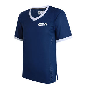 Venta al por Mayor de Camisetas de Fútbol de Manga Corta Transpirables de Secado Rápido, Uniformes de Fútbol Personalizados, Ropa Deportiva para Equipos, Sublimación Frontal en Poliéster - Product Image 1