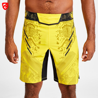 Shorts de combat MMA personnalisés en polyester 100 %, écologiques, pour l'entraînement de boxe, extensibles, design personnalisé, 2-en-1, pour BJJ, vente en gros