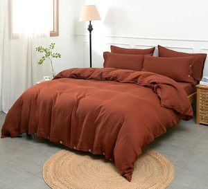 Hot Selling Boho Style 3-Piece Full Size Duvet Cover <b>Set</b> Soft Cotton <b>Comforter</b> Natural Color for Weddings Home Solid Hospital - Product Image 1