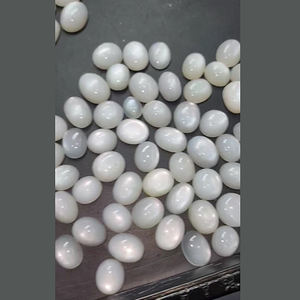 154 piezas de piedra lunar blanca Natural 10mm a 20mm cabujón ovalado 1288 Cts lote Iroc ventas cabina de piedra lunar suelta de alta calidad US $112 - Product Image 4
