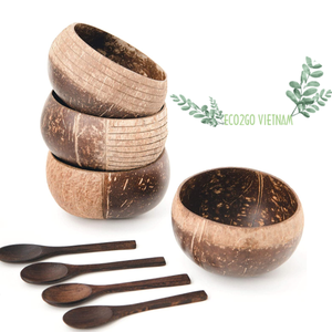 Cuchara de coco de tamaño personalizado, cuenco pequeño de Coco para Vela, hecho en VIETNAM, alta calidad, juego en caja de regalo - Product Image 5