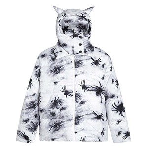 Fabricant de conception de logo de broderie sur mesure manteaux de luxe bouffants à fermeture éclair manteau en duvet pour hommes coupe-vent - Product Image 6