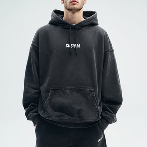 Sweats à capuche pour hommes de haute qualité, vêtements de rue confortables, logo personnalisé, design uni, vente en gros de vêtements à prix raisonnable - Product Image 1