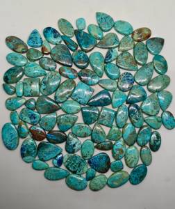 Top vente Chrysocolle Cabochon mélange forme Chrysocolle pierres précieuses en gros Lot de Cabochon Chrysocolle Lot fabrication de bijoux à la mode - Product Image 2