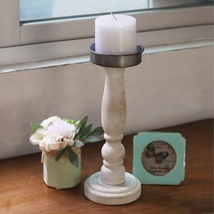 Pote de vela colorido de madera hecho a mano con diseño único Soporte de vela de Navidad con buen acabado Soporte de luz de Venta caliente - Product Image 2