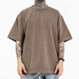 Camisetas Unisex de Algodón 100% Lavadas, con Costura Inversa, Estilo Vintage, Talla Grande, al por Mayor, de Alta Calidad y Personalizadas - Product Image 4