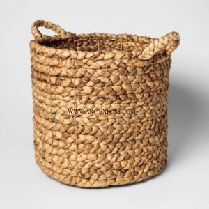 Panier de rangement en rotin tissé à la main Panier de rangement en rotin de grande taille de qualité de luxe pour la cuisine et la maison - Product Image 3