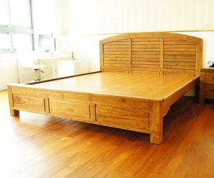 Cama de Madera Tallada a Mano con Estructura de Cama King Hecha a Mano de Primera Calidad, Base de Madera Maciza de Alta Calidad, Muebles de Dormitorio de Lujo - Product Image 4