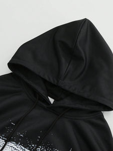 OEM Sweats à capuche personnalisés de haute qualité pour hommes 100% Polyester Meilleure vente Pull à capuche complet - Product Image 3