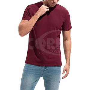 Venta al por mayor 100% algodón hombres Dry Fit camisa verano ropa transpirable con logotipo personalizado estampado liso en blanco camiseta diseño - Product Image 5