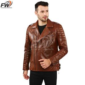 แจ็คเก็ตหนังผู้ชายคุณภาพสูง OEM MOQ ต่ำ หนัง PU คุณภาพเยี่ยม ขายส่งคุณภาพสูง แฟชั่นล่าสุด - Product Image 1