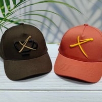 Gorra de Béisbol de Cinco Paneles de Color Sólido, 100% Algodón, Unisex, para las Cuatro Estaciones, Personalizable con Bordado, Deportiva, para Exteriores