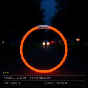 Collar Fluorescente para Perros, Accesorio de Seguridad Fácil de Ver en la Oscuridad - Product Image 3
