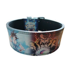Customized Anime Weightlifting <b>Belt</b> 10MM Leather Double Prong Powerlifting <b>Belt</b> Deadlift Squat Weight Lifting <b>Back</b> Support <b>Belt</b> - Product Image 1