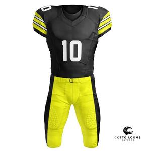 เสื้อทีมฟุตบอลแบบอเมริกันผ้าระบายอากาศได้ดีดีไซน์โลโก้ตามสั่ง - Product Image 1