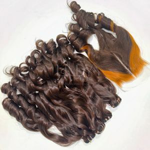 Prix de gros paquets de cheveux humains avec fermeture textures rebondissantes Extensions de cheveux de cheveux humains vietnamiens - Product Image 1