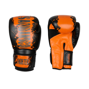 Gants de boxe professionnels pour adultes imprimés sur mesure Gants d'entraînement en cuir gagnants pour compétition MMA imprimés pour l'entraînement au combat - Product Image 5