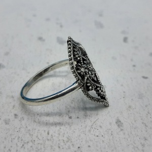 แหวนเรียงซ้อนแบบเรียบง่ายสีเงินสเตอร์ลิง925น้ำหนักเบาแหวน boho สำหรับงานฝีมือครบรอบ - Product Image 4