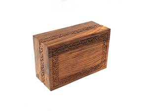 Personalized Handmade Rosewood Urn for Human Ashes Cremation Wooden Urn <b>Large</b> <b>Keepsake</b> <b>Box</b> - Product Image 5