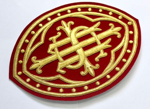Badges en tissu 3D brodés à la main sur mesure, fils de bullion, porte-badge de poche de qualité supérieure avec fermoir papillon - Haute qualité - Product Image 5