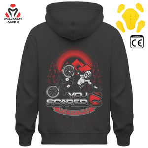 Sweat à capuche unisexe en polaire avec motif moto, coupe-vent, séchage rapide, épais et chaud, pour motards et fans de streetwear - Product Image 1