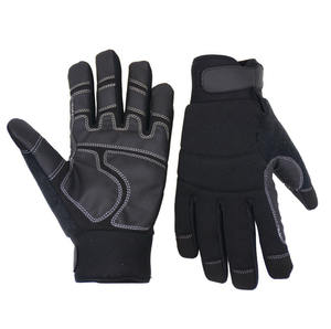 Guantes de trabajo de cuero genuino 100% del mejor fabricante, luz interior suave, antideslizante, marca personalizada, nombre XL, precio razonable - Product Image 4