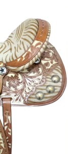 Coussin de selle Comfort Rider Western Coussin de siège en mousse à mémoire de forme absorbant les chocs pour selles de cow-boy Horse Ranch - Product Image 2