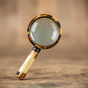 Lente óptica de mano de lujo Lupa Cuerno Mango OEM Personalizable para coleccionistas profesionales-Exportación a granel India - Product Image 3