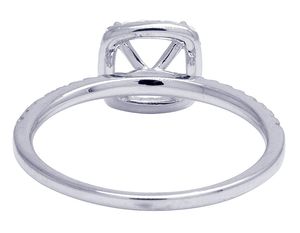 แหวนเงินแท้ S925 ชุบโรเดียม ประดับเพชรโมอิสซาไนต์ทรงกลม ดีไซน์คลาสสิก สำหรับงานแต่งงานและงานปาร์ตี้สำหรับผู้หญิง - Product Image 5