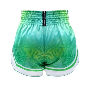 <b>Professional</b> muay thai boxing shorts durable satin training wear breathable quick dry athletic fitness gym apparel for men - Product Image 3