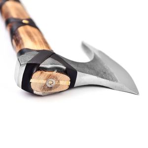 Tomahawk Jexmoo Personalizado de 19.5 Pulgadas, Acero D2, Mango de Madera de Palisandro con Funda de Cuero, Regalo para Exteriores, Hecho a Mano, Grado Industrial - Product Image 6