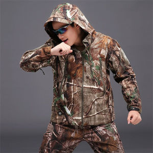 Vestes de chasse d'hiver pour la montagne, imperméables, respirantes, coupe-vent, vêtements de pêche imprimés, camouflage d'arbre, veste de chasse softshell - Product Image 4