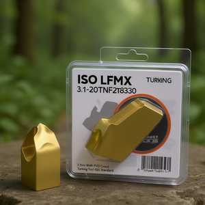 Inserto de Torneado Indexable ISO LFMX 3.1-.20TNF2T8330, Paquete de 10 Unidades, Ancho de 3.1mm, Recubrimiento PVD, para Herramienta de Torneado, Estándar ISO - Product Image 3