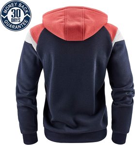 เสื้อฮู้ดดี้ ODM/OEM ขายส่ง แบบซิปเต็มตัว สำหรับผู้ชายและผู้หญิง พิมพ์โลโก้ตามสั่ง สำหรับฤดูหนาว เป็นมิตรกับสิ่งแวดล้อม กันลม ผลิตจากโพลีเอสเตอร์/ผ้าฝ้าย - Product Image 3