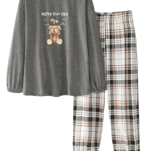 Primavera temporada 100% algodón de alta calidad niños niñas pijamas ropa de dormir de Bangladesh - Product Image 6