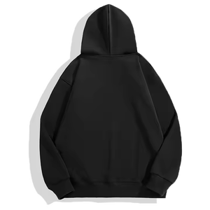 Vente en gros de sweats à capuche et sweatshirts de haute qualité pour hommes avec logo personnalisé sweats à capuche épais en polaire 450gsm avec épaules tombantes - Product Image 2
